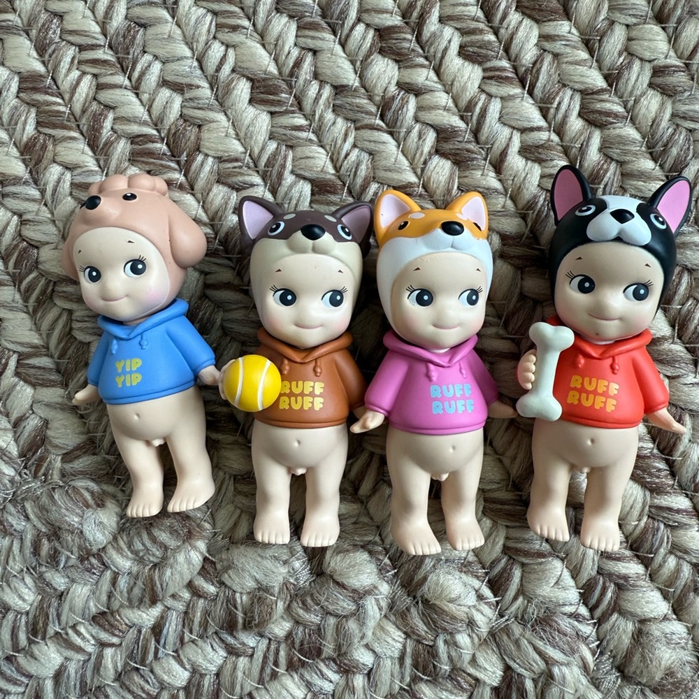 Cute Animal Hoodie Dolls Set